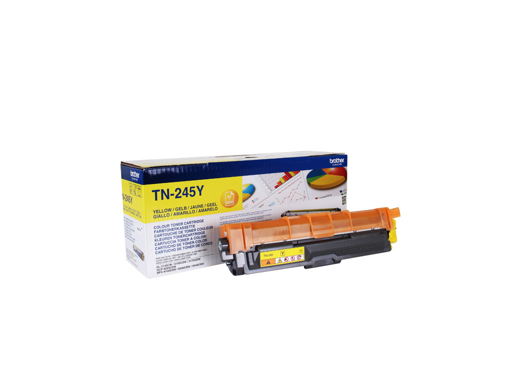 Brother toner TN-245Y gul, 2200 sider