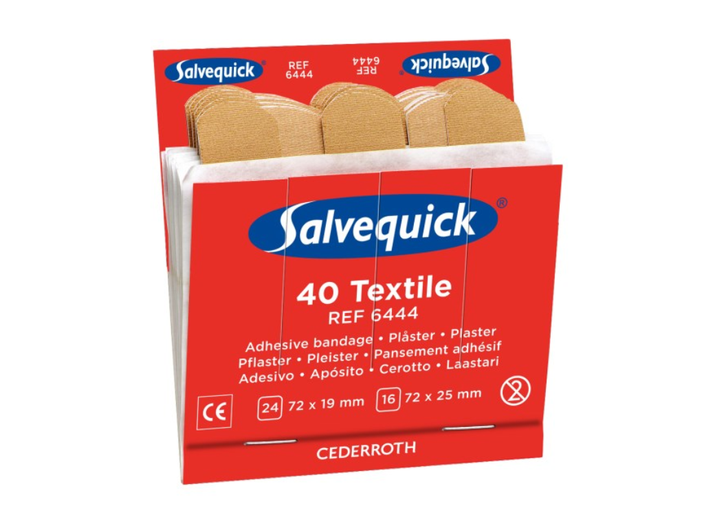 Plaster textile refill Salvequick 40 stk