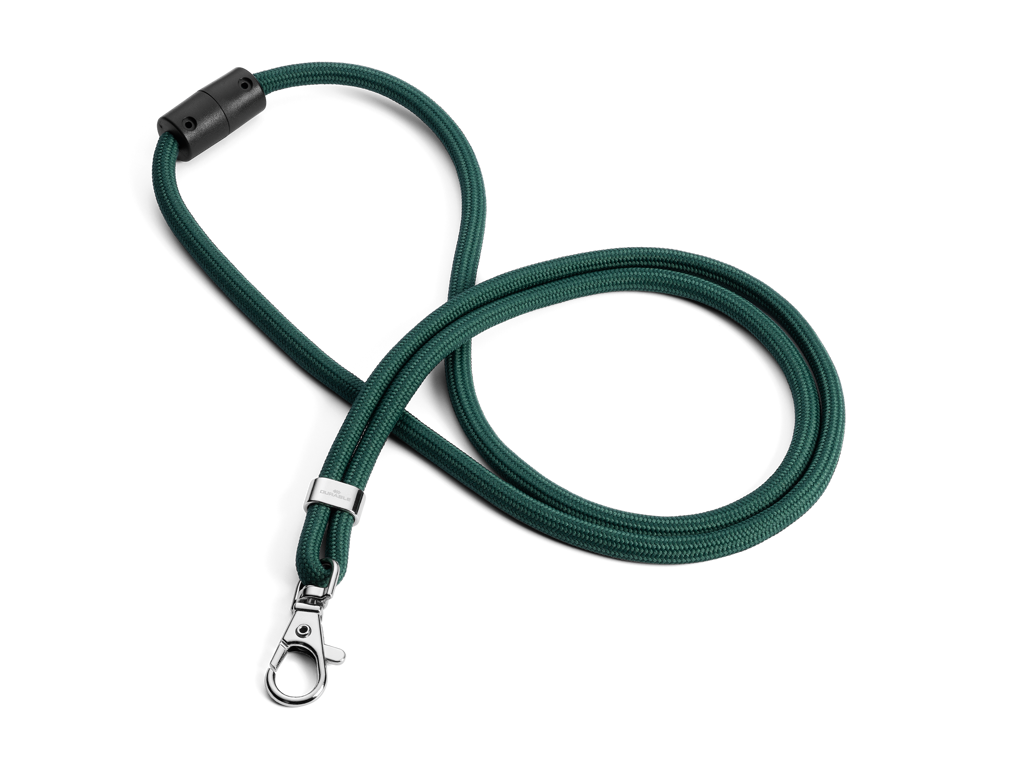 Nøglesnor/Keyhanger Durable rPET med karabinhage og sikkerhedslås grøn 10 stk