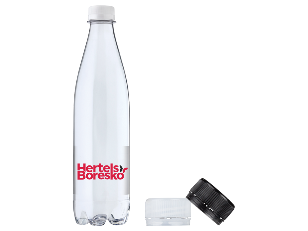 Kildevand 0,50 ltr med D´ LUX PRIMA tryk inkl. pant