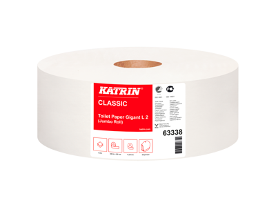Toiletpapir Katrin Classic Gigant L 2 63338 2-lags 6 rl