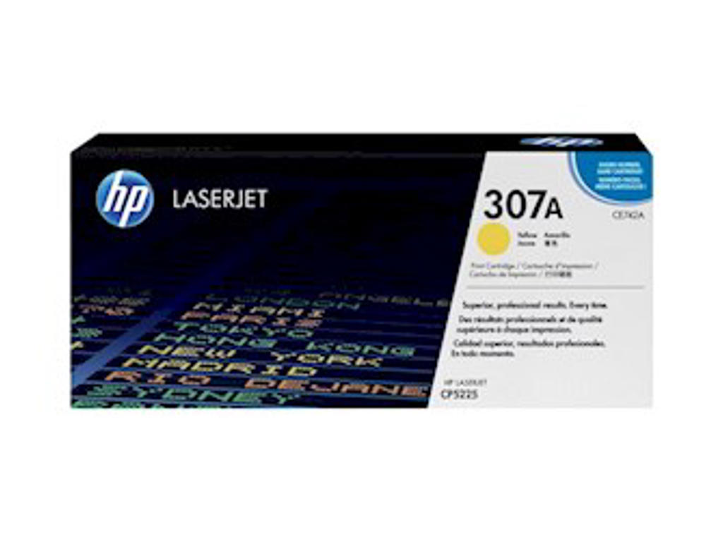 HP 307A toner CE742A gul, 7300 sider