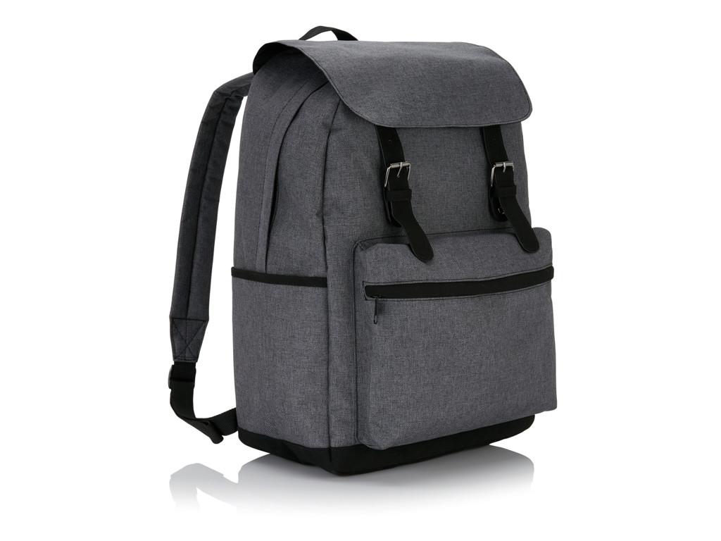 Laptop rygsæk med magnetiske spænde, grå