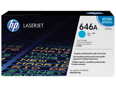 HP 646A toner CF031A cyan, 12500 sider