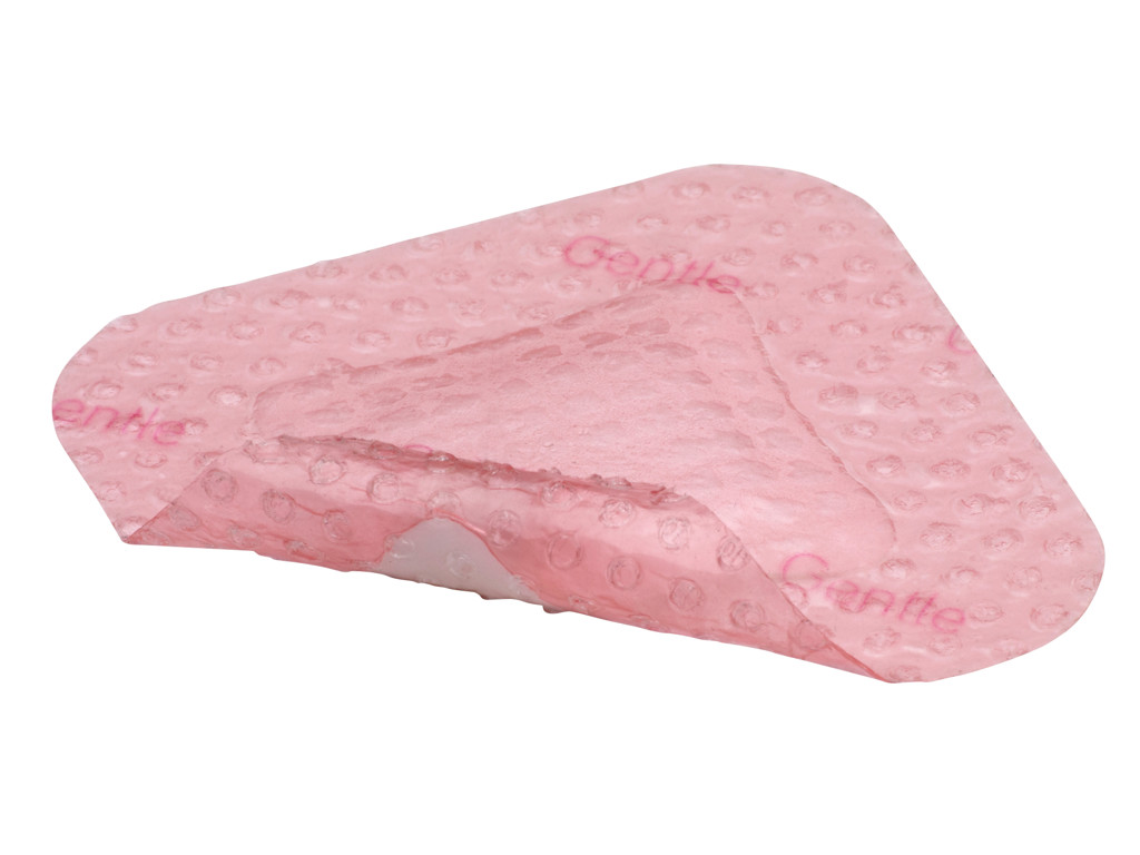 Skumbandage Allevyn Gentle Border Lite 5x5 cm, steril 10 stk