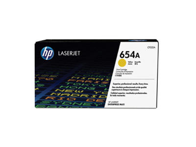 HP 654A toner CF332A gul, 15000 sider