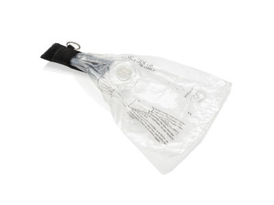 Nøglering med CPR maske, sort