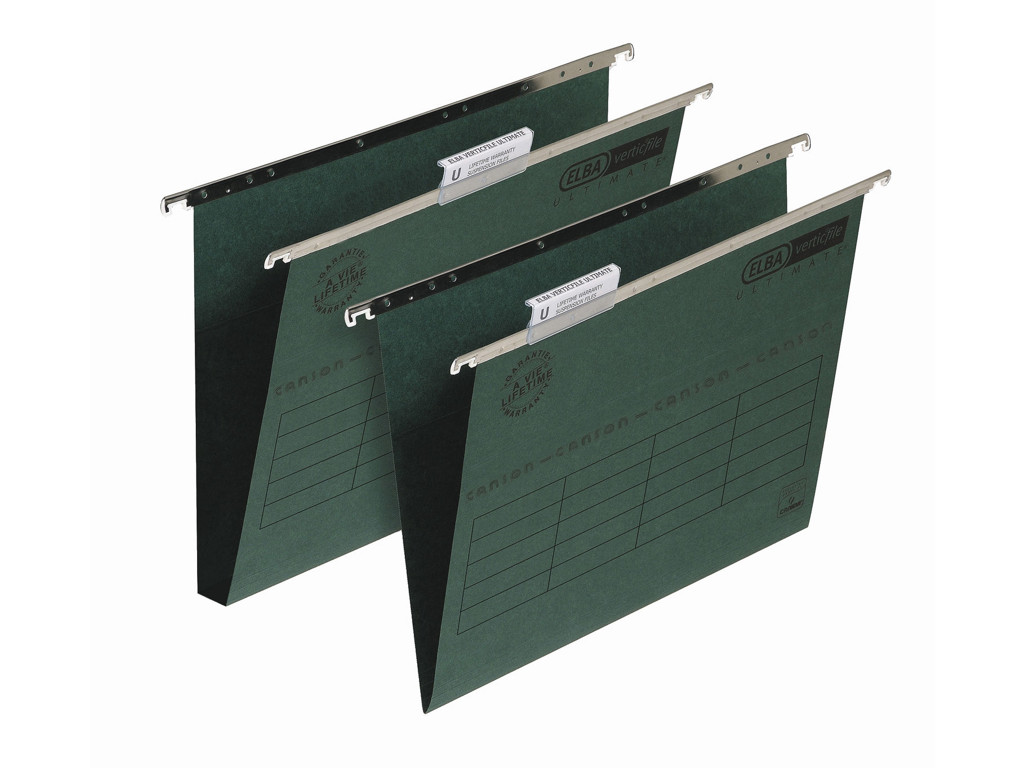 Hængemappe Elba folio 30 mm grøn