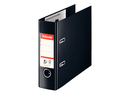 Brevordner Esselte A5 75 mm kabinet sort