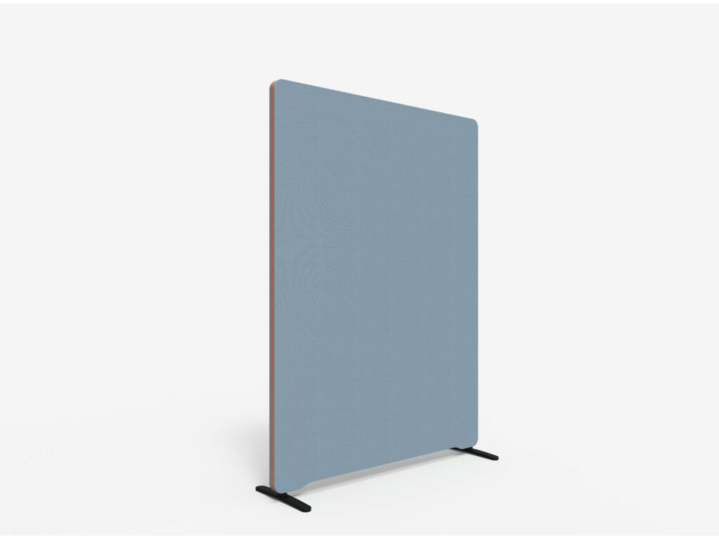 Lintex Gulvskærm Edge 1200 x 1650 mm Lysblå Fiji Stof/orange Kantliste