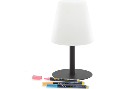 Securit LED bordlampe Mimi med chalkmarkers