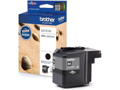 Brother blæk LC12EBK sort, 2400 sider