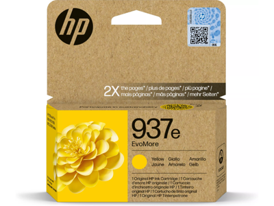 HP 937 EvoMore blæk gul, 1650 sider