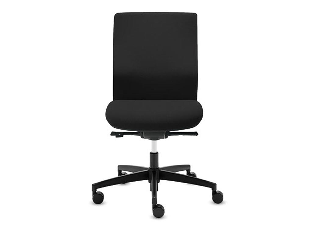 Dauphin kontorstol uden armlæn | SIM-0 Standard | Sort 