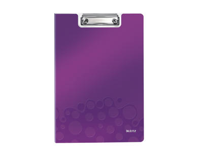 Clipboard A4 med omslag WOW lilla
