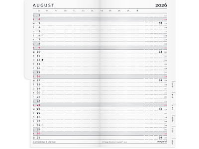 Index Planner månedskalender REFILL 2026