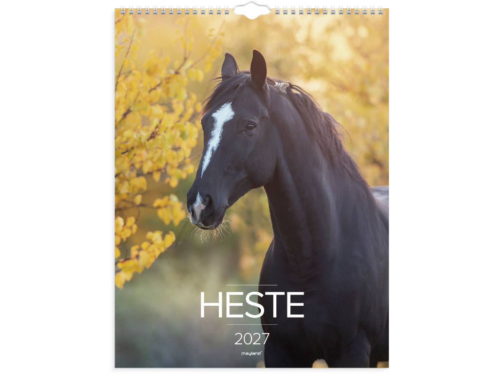 Vægkalender Heste 2027