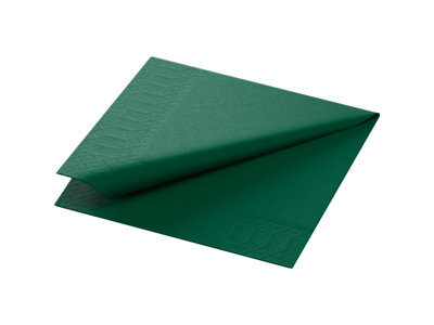 Servietter 24x24 cm 3-lags Duni grøn 250 stk