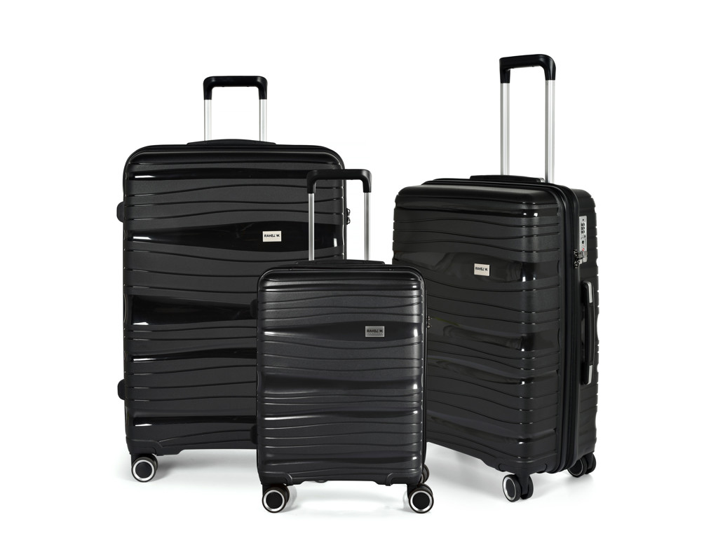 Kuffertsæt RakelW Travel Alfrida 20"-24"-28" sort