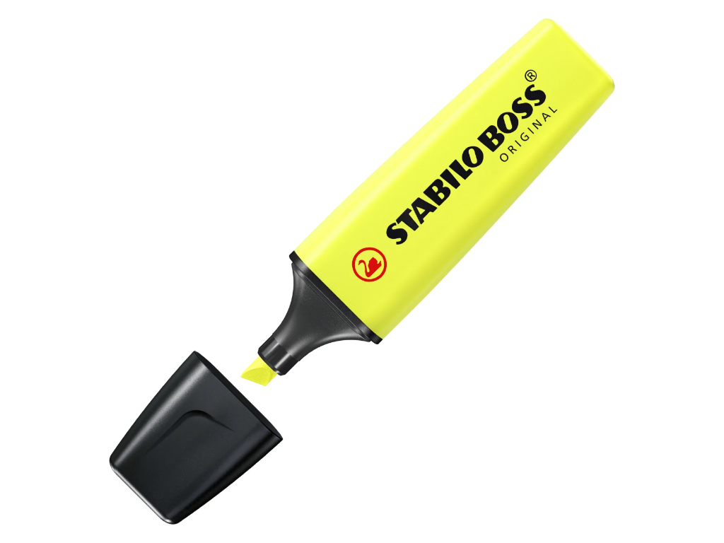 Overstregningstusch | Stabilo | Boss | gul
