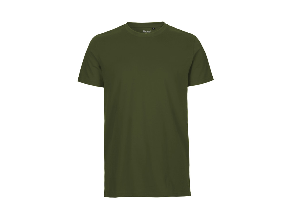 Herre Fit T-shirt Neutral O61001 military