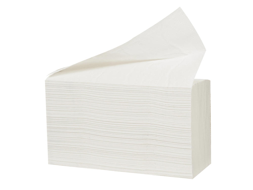 Håndklædeark Care-Ness Excellent Plus W-fold 2-lags, 20 x 100 ark. 2000 ark