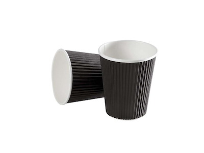 Papkrus Black line ripple wall | 34 cl | 600 stk