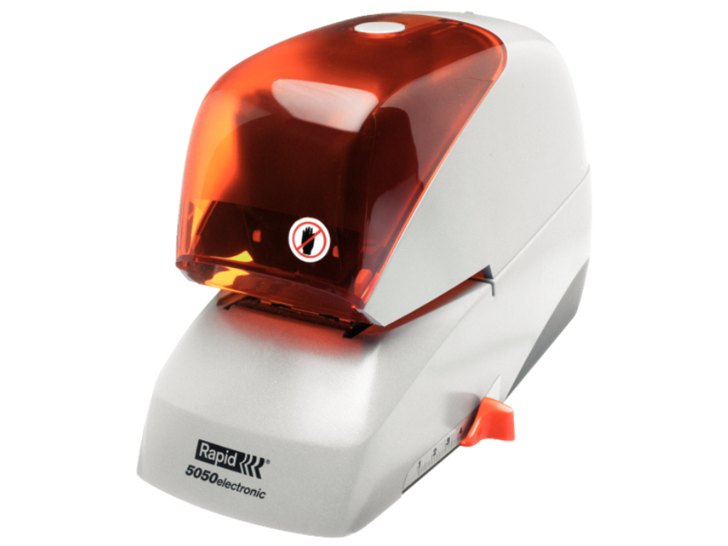 Elektrisk hæftemaskine Rapid 5050E sølv/orange