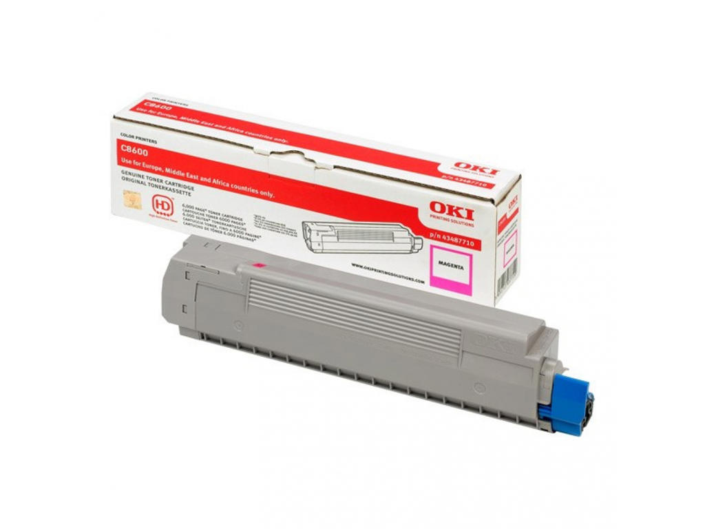 OKI toner C8600/8800 Magenta, 6000 sider