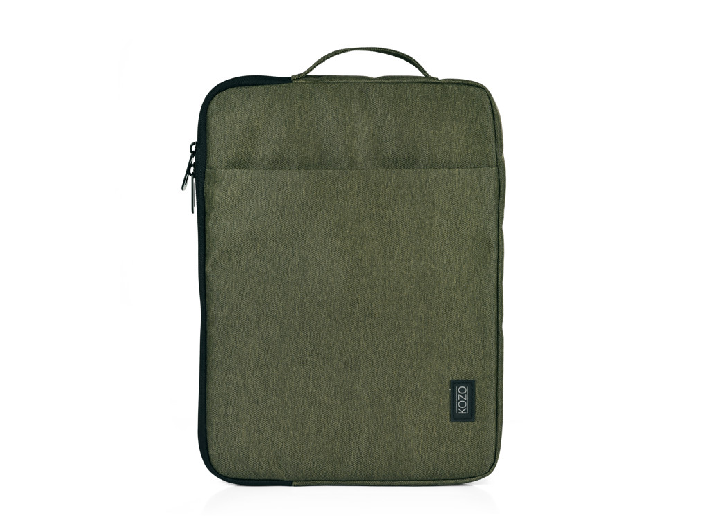 Sleeve KOZO RPET 15,6" olivengrøn