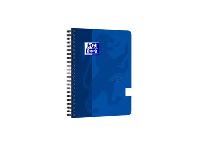 Notesbog Oxford Touch A5+ 90gr. lin blå 
