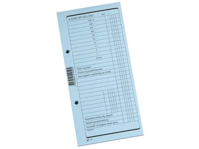 Kasseoptælling GF1050 100x210mm 100 blade