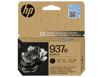 HP 937 EvoMore blæk sort, 2500 sider