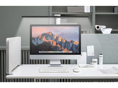 Bordlampe Unilux Strata LED med klemme sort 