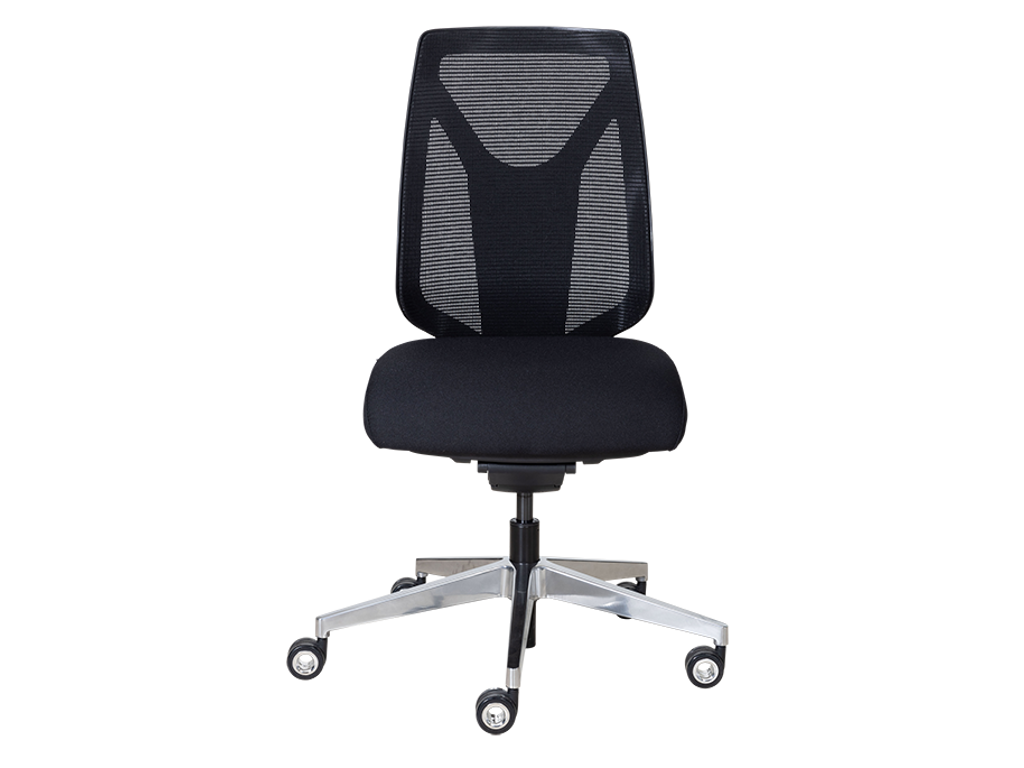 Kontorstol uden armlæn | Ventus Office 7 | Sort