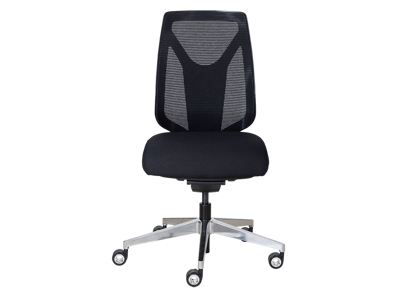 Kontorstol uden armlæn | Ventus Office 7 | Sort