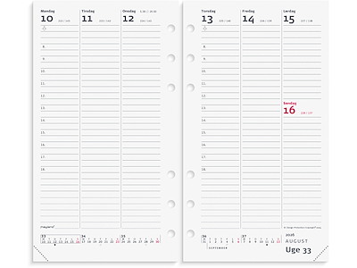 System PP ugekalender højformat REFILL 2026
