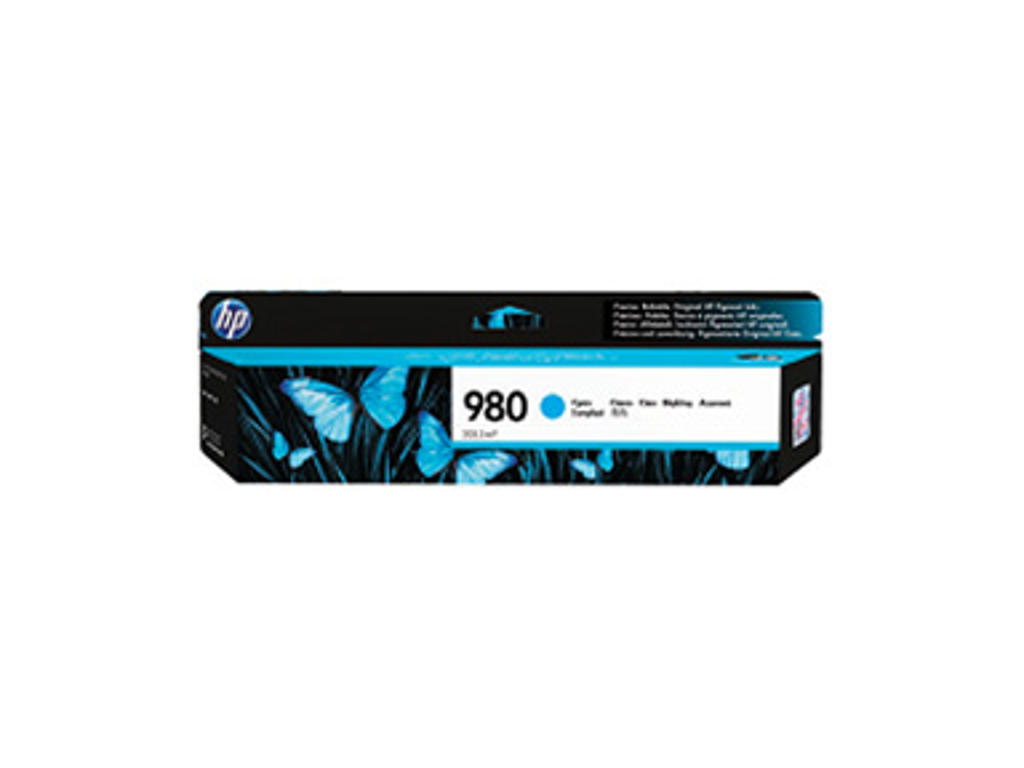 HP 980 blæk cyan, 6600 sider