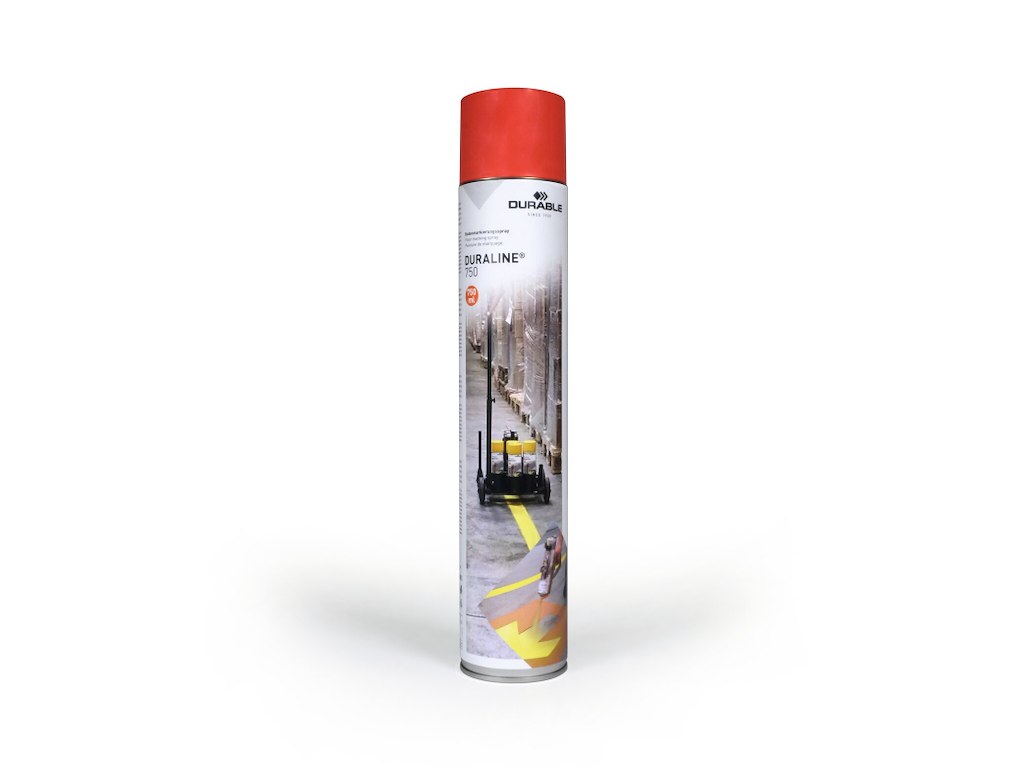 Markeringsspray Duraline 750ml rød