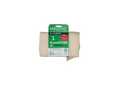 Maistic frugt/grøntpose øko-bomuld 1 stk. L