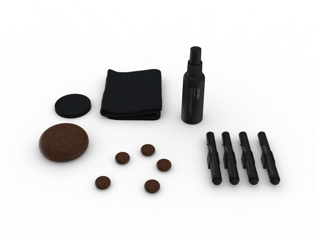 Lintex Startsæt mørk Kork | til glastavle | ekstra stærke magneter