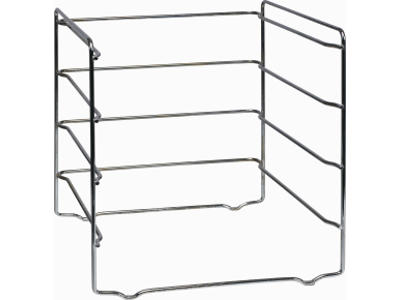 Brevbakkestativ Vision krom til 3 bakker