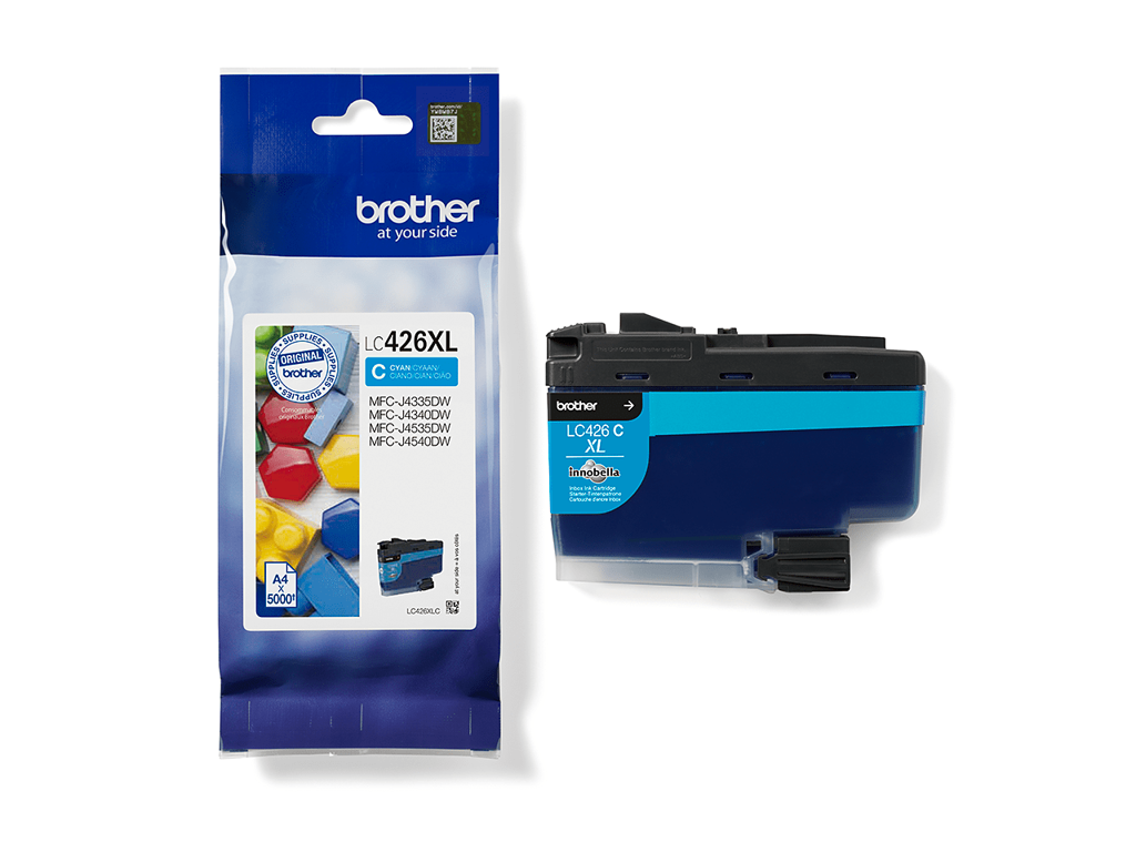 Brother blæk LC426XLC cyan, 5000 sider