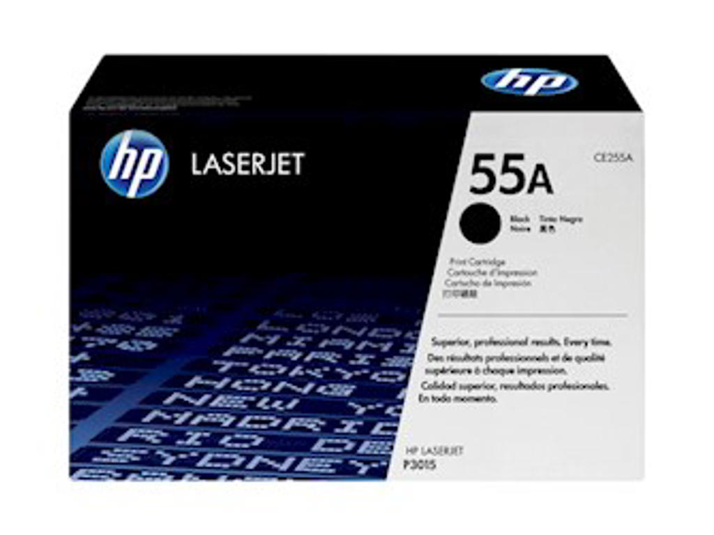 HP 55A toner CE255A sort, 6000 sider