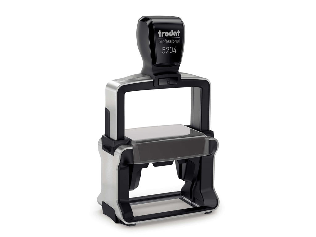 Stempel Trodat 5204 med tekstplade og pude