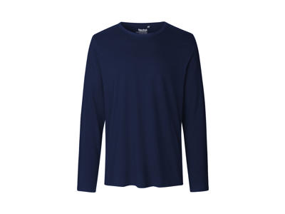 Herre Langærmet T-shirt Neutral O61050 navy 