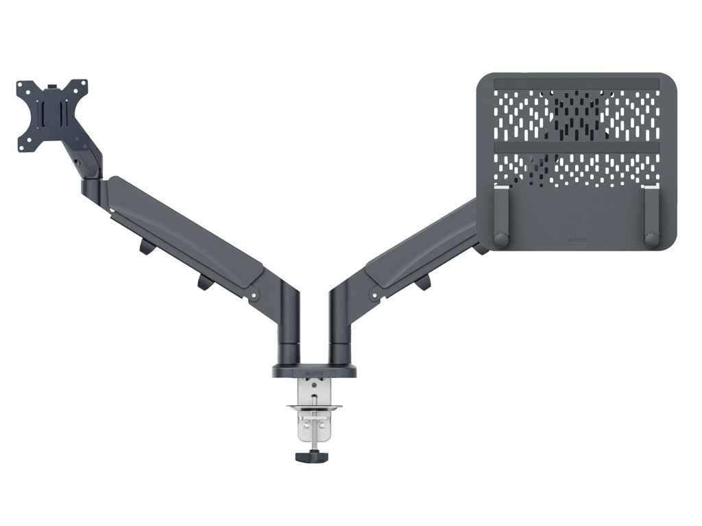 Monitorarm til 1 Skærm og 1 Laptop Leitz Ergo Mørkegrå