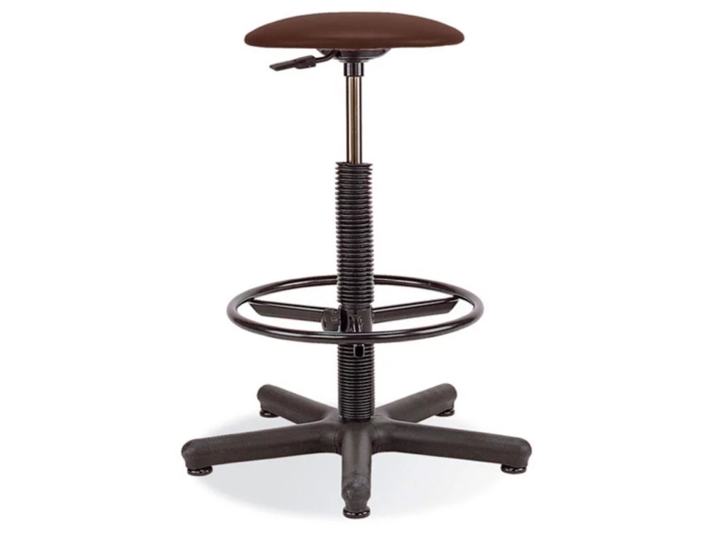 Industristol Goliat høj sort vinyl