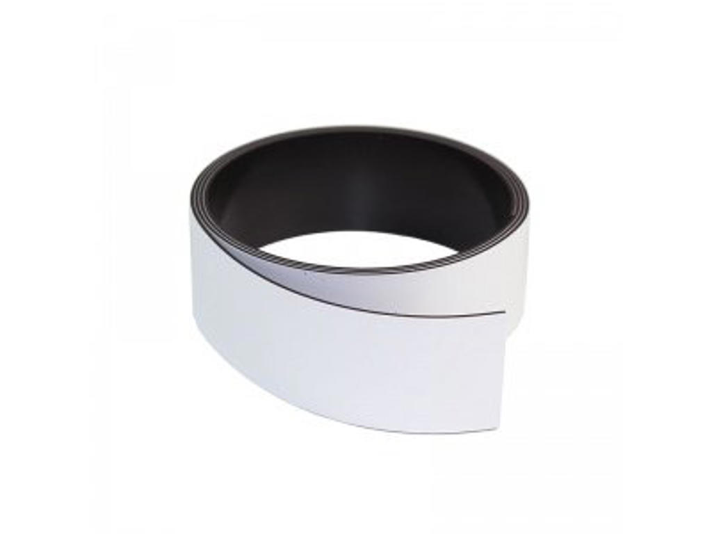 Magnetbånd 30 mm x 20 m hvid