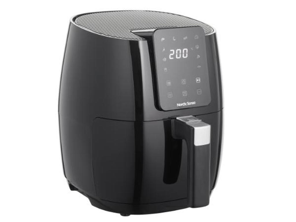 Nordic Sense Airfryer 5 Liter 1500 watt sort